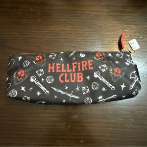 Stranger Things Hellfire Club Pencil Case Horror Halloween NEW